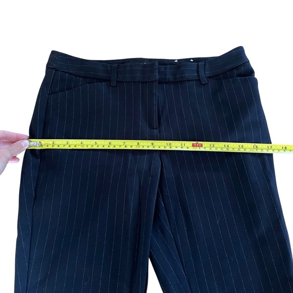 Jasmine & Juliana Black Pinstripe Slim Trousers Women’s Size 8 Stretch Pants - Picture 5 of 10